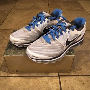Nike Air Max Women's 2010 White Blue Grey Running